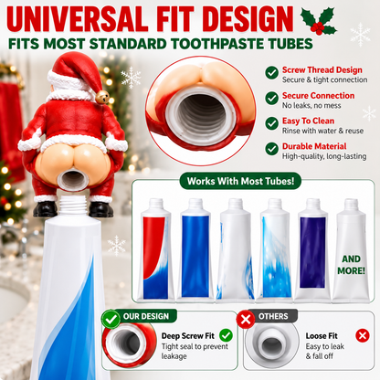 Santa Toothpaste Attachment (2 Pieces)