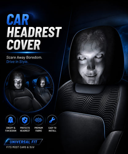 Maxxover Horror Face Car Headrest Covers