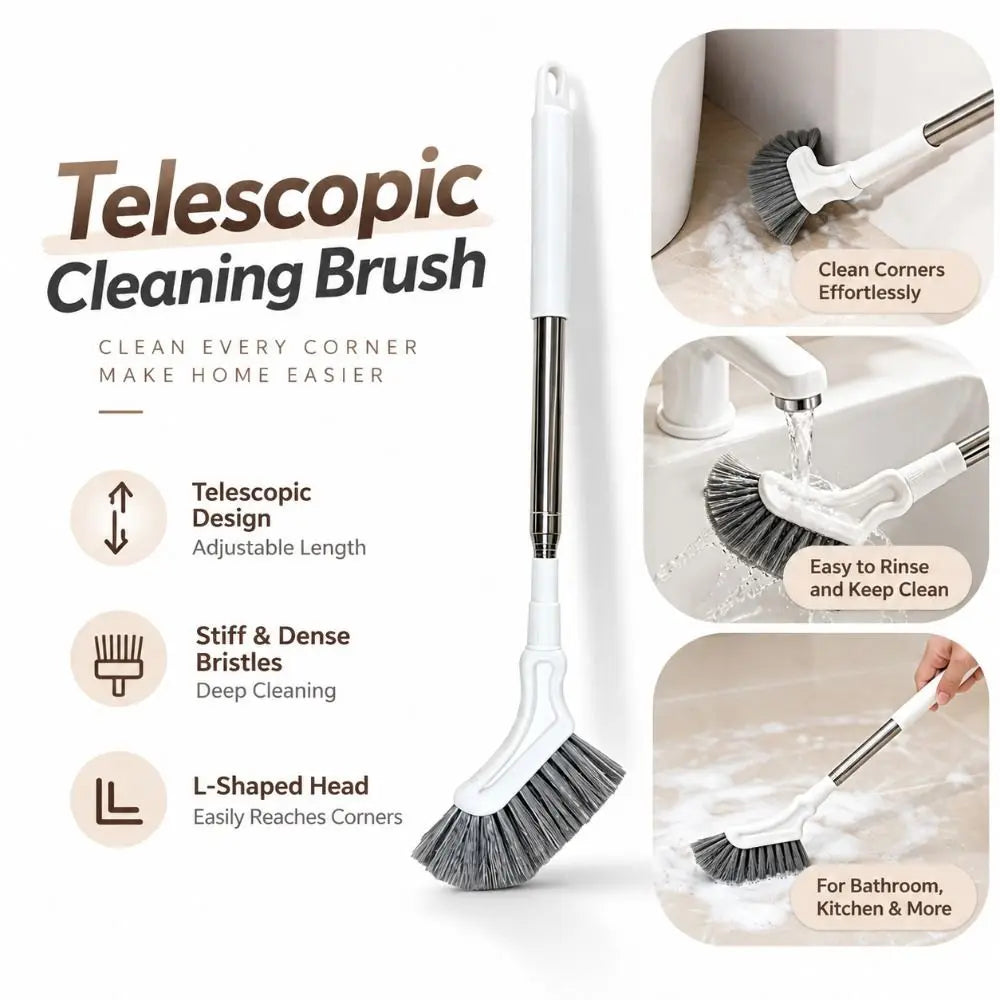 Extendable Crevice Cleaning Brush