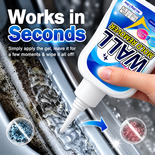 Heavy- Duty Mold & Stain Cleaner Gel | Cling, Dissolve & Restore Any Surface