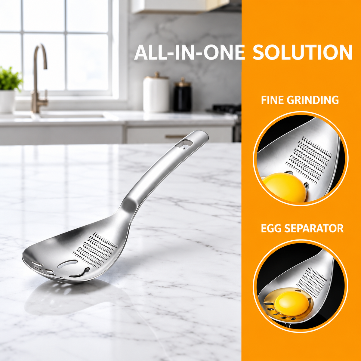 5-in-1 Stainless Steel Kitchen Spoon