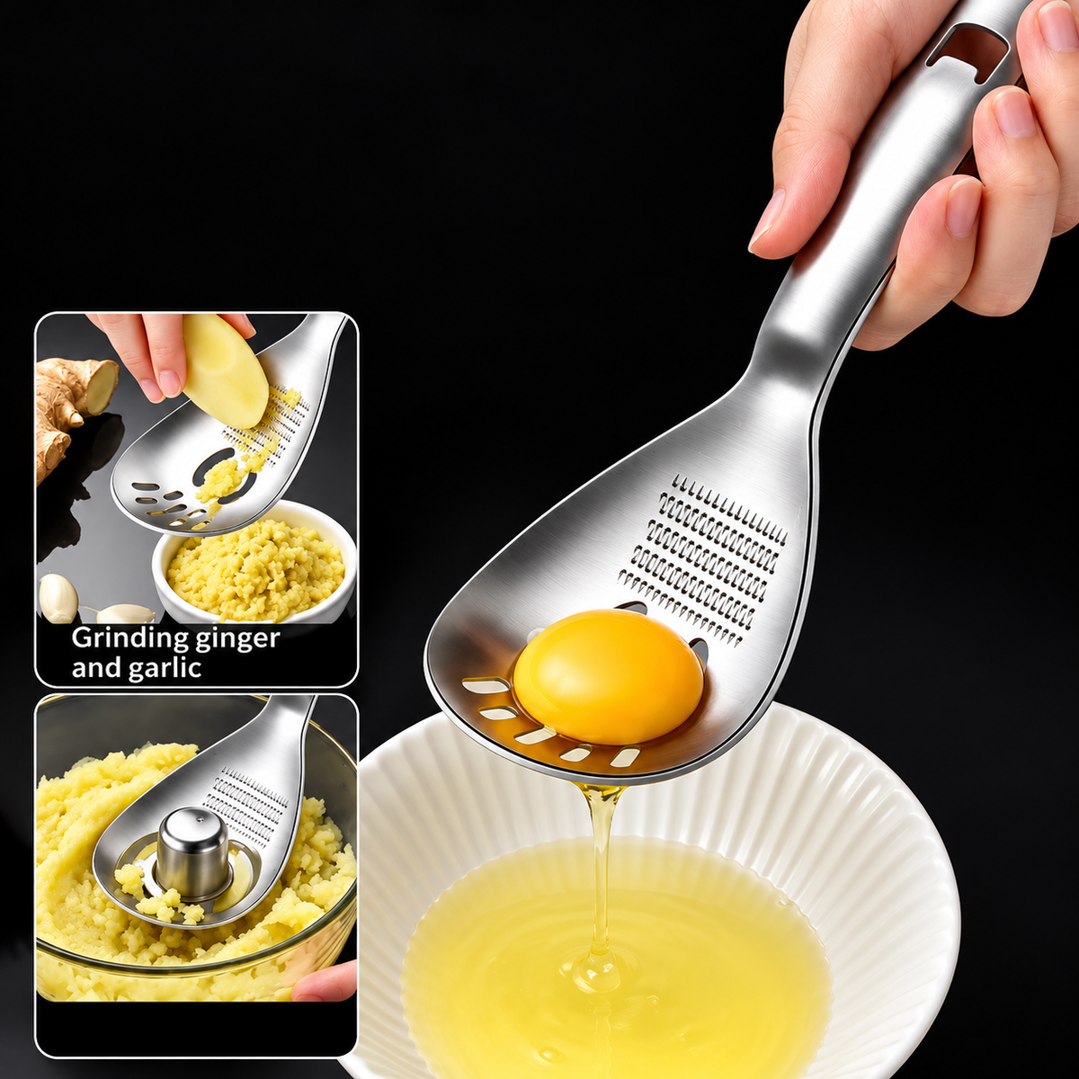 5-in-1 Stainless Steel Kitchen Spoon