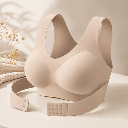 Seamless Cross-Back Support Bralette