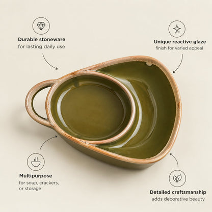 Soup  Bowl With Bread Holder