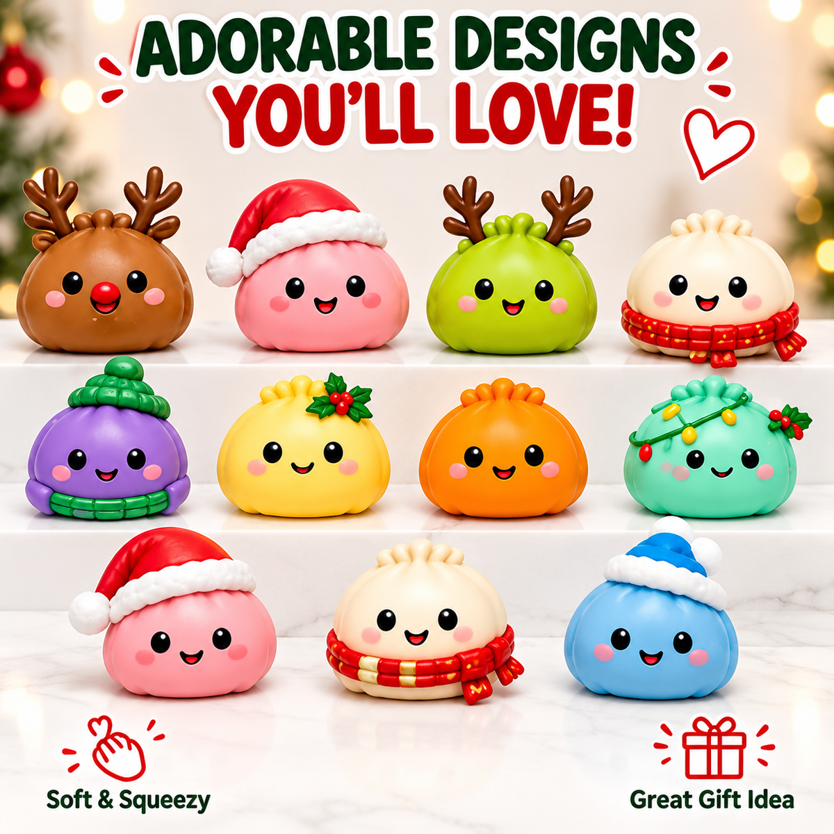 Dumpling Squishies Advent Calendar