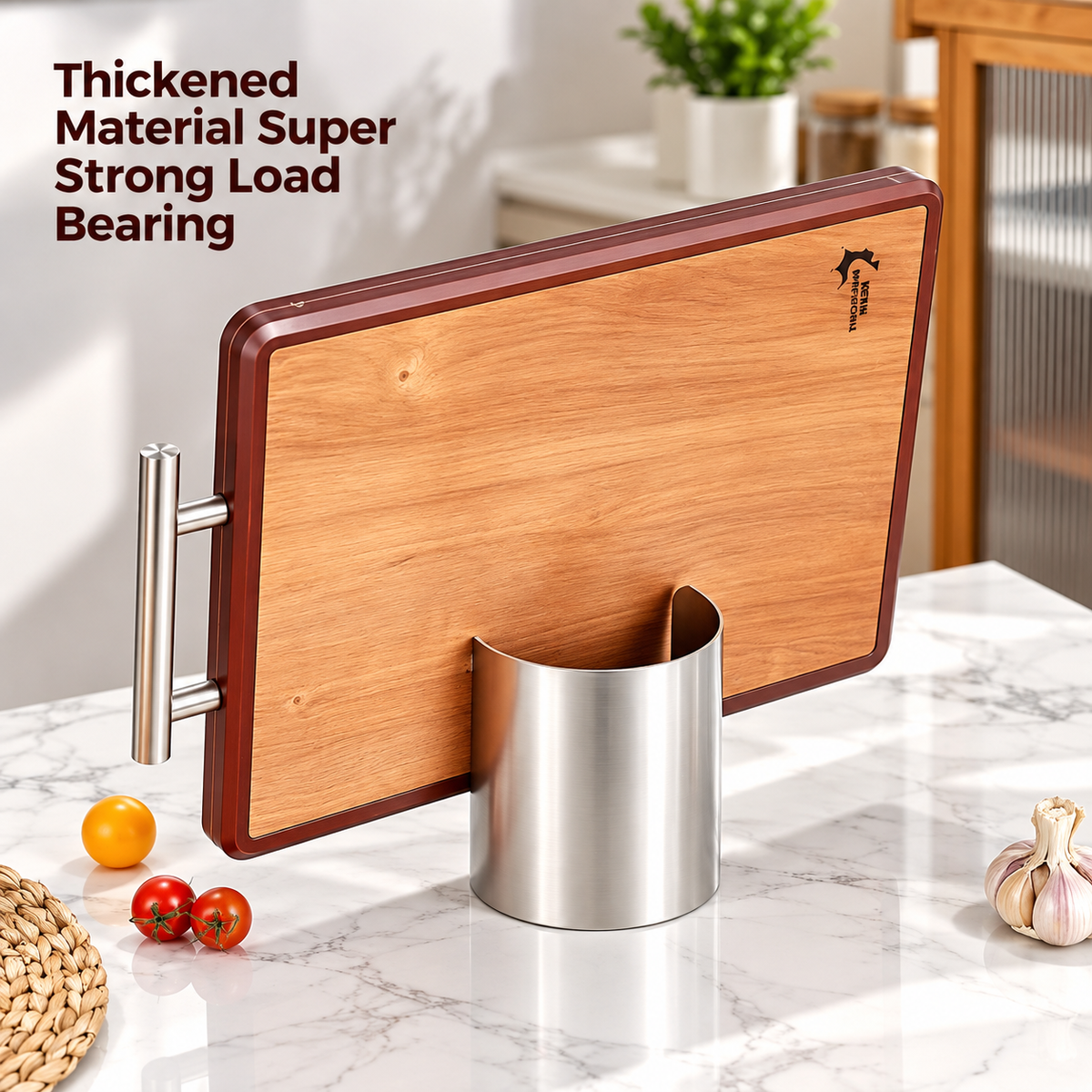2 in 1 stainless steel spoon lid holder