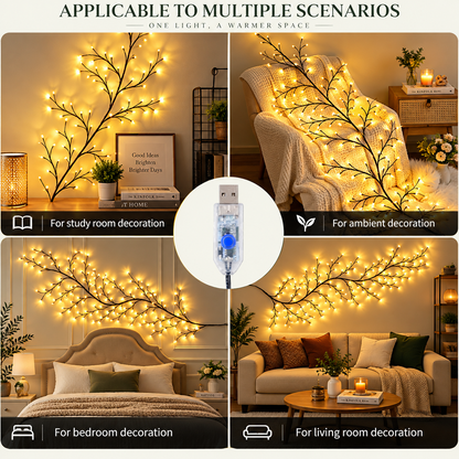 LED Willow Vine Light