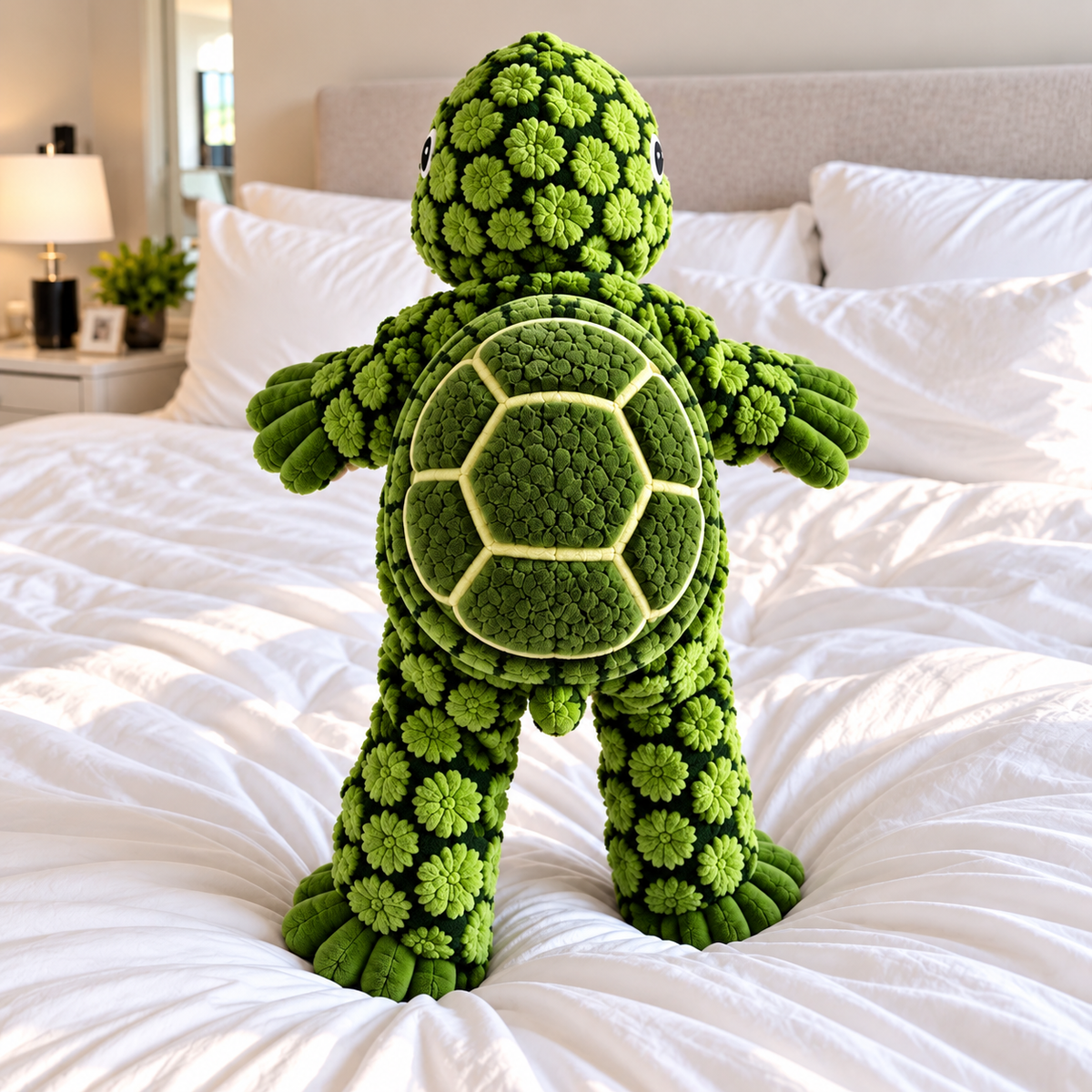 Little Turtle - Plush Baby Onesie