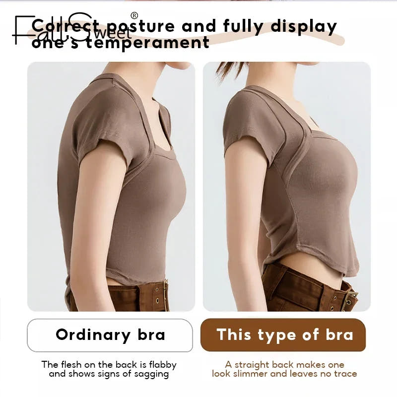 Seamless Cross-Back Support Bralette