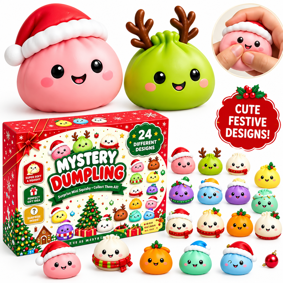 Dumpling Squishies Advent Calendar