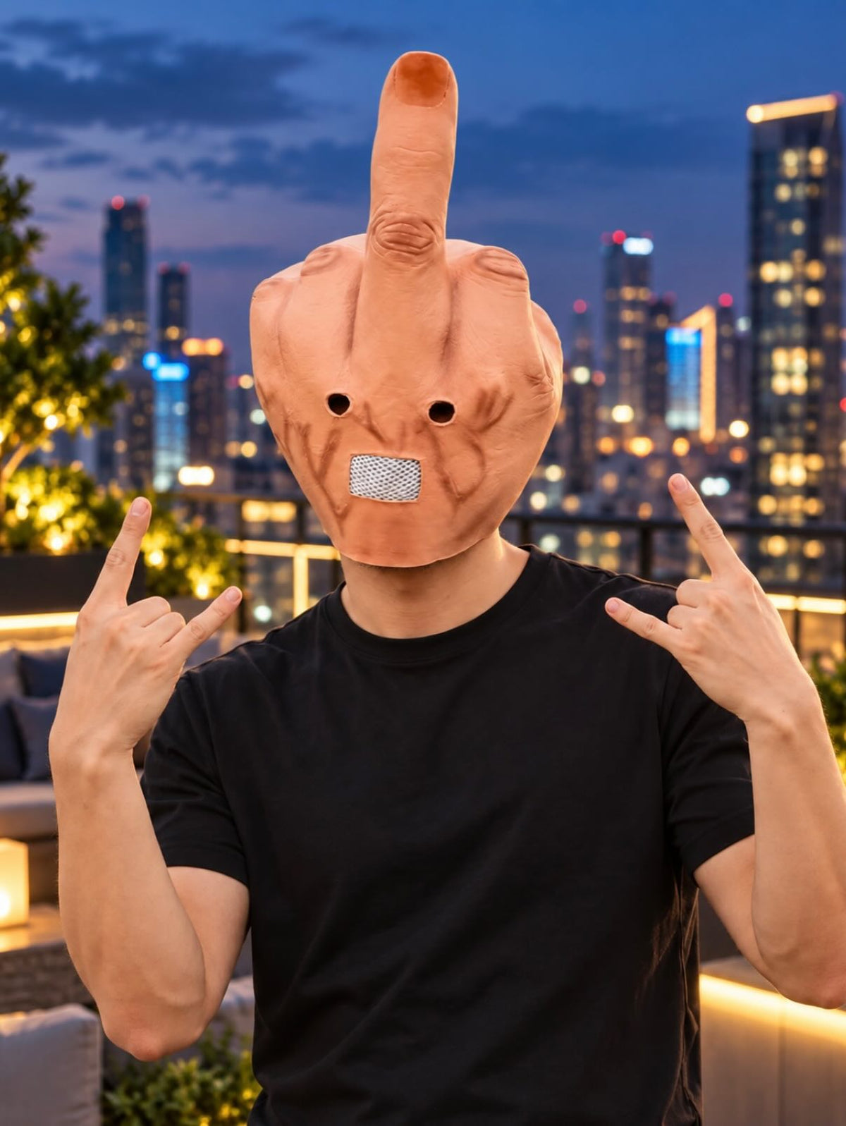 Middle Finger Mask