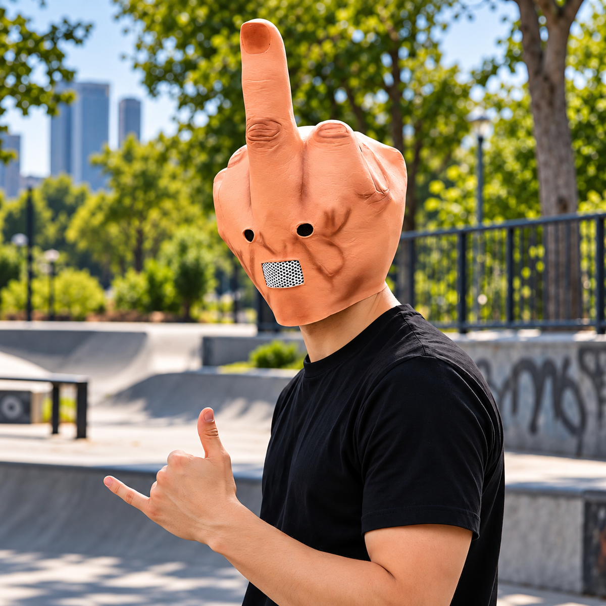 Middle Finger Mask