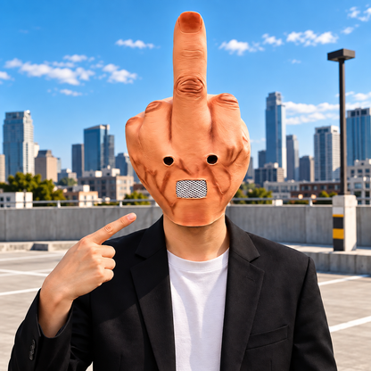 Middle Finger Mask