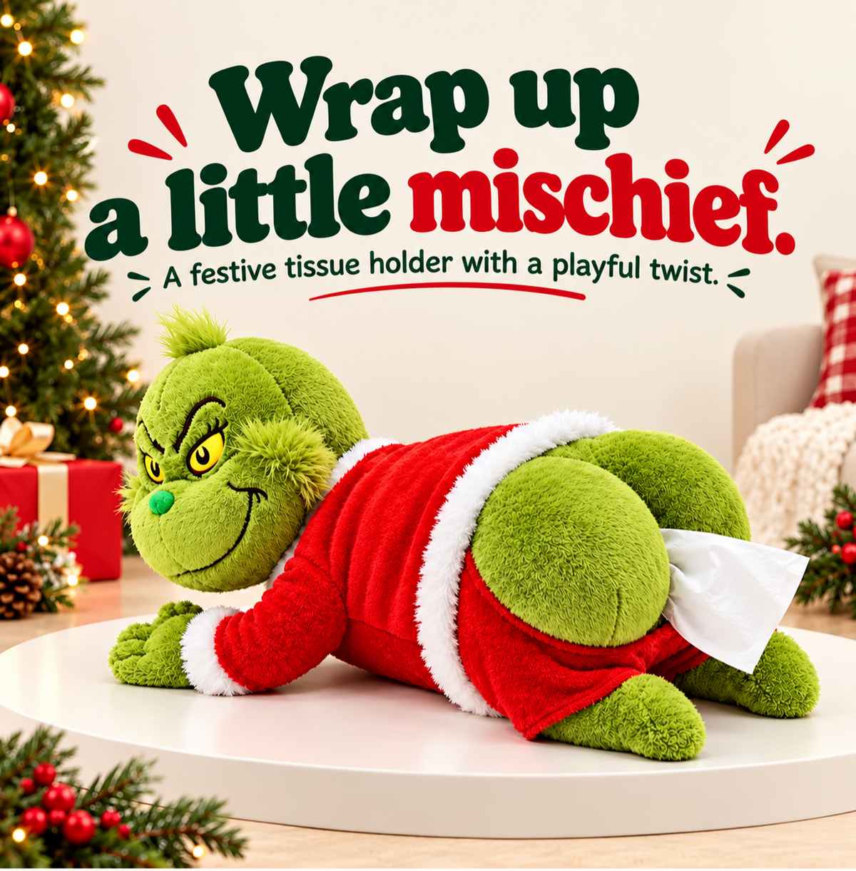 Merry Mischief Tissue Holder
