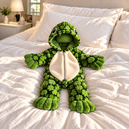 Little Turtle - Plush Baby Onesie